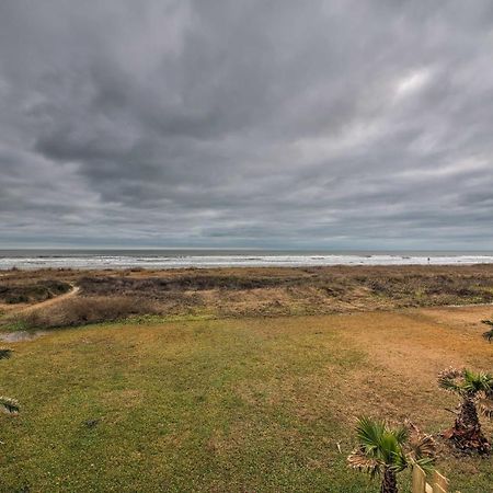 Galveston Beach House With Private Deck And Gulf Views Exterior foto